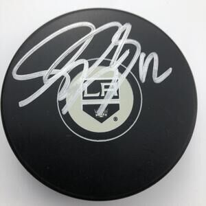 Autographed SIMON GAGNE Signed LA Kings Hockey Puck